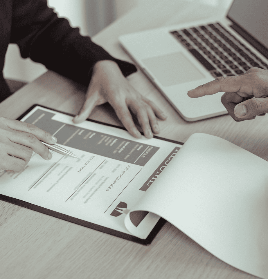 Recruitment process illustration